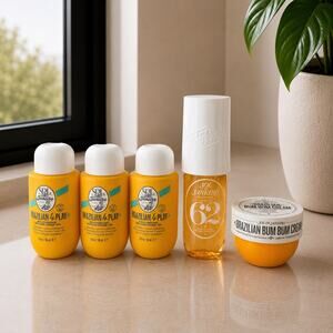 $86 New Sol de Janeiro Cheirosa 62 Mist Cream & Shower Cream Deluxe Bundle